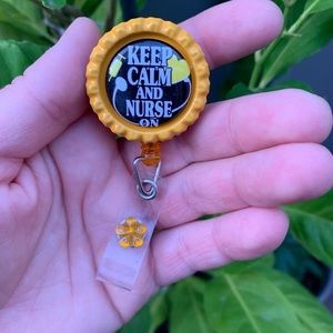 🎁BOGO🎁 Keep Calm and Nurse On Badge Holder